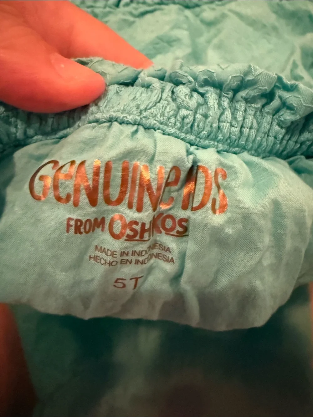 OshKosh B'gosh Turquoise Ruffle-Tier Dress